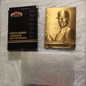1991 RARE BRONZE TOPPS STADIUM CLUB CHARTER MEMBER NOLAN RYAN 300TH WIN-